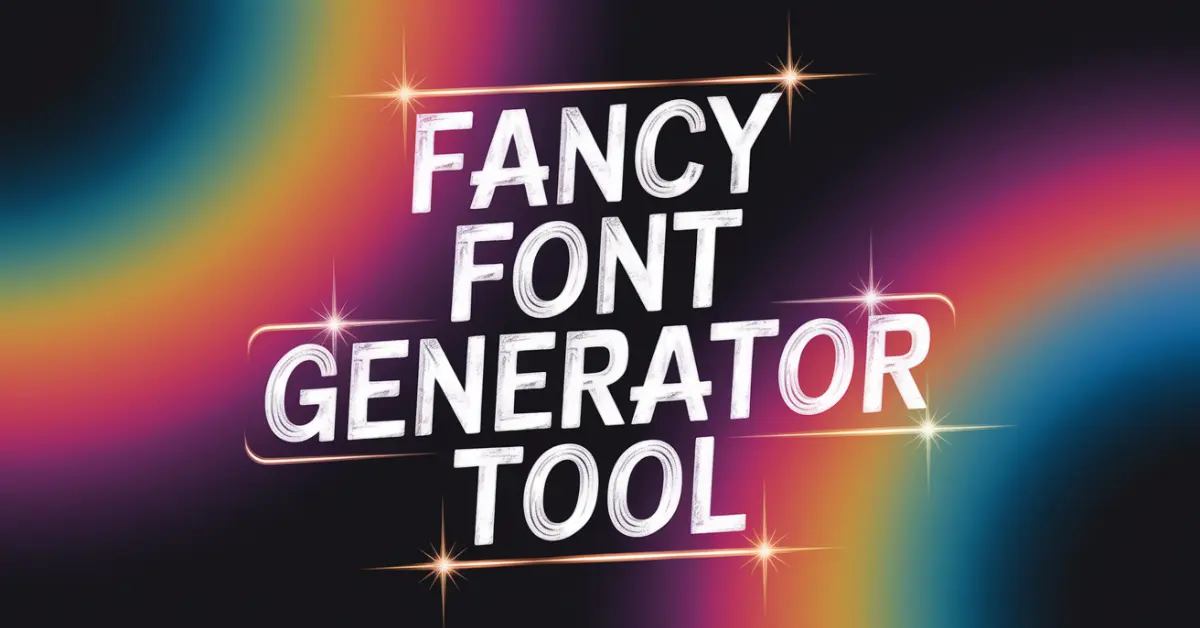 Online Fancy Font Generator Tool
