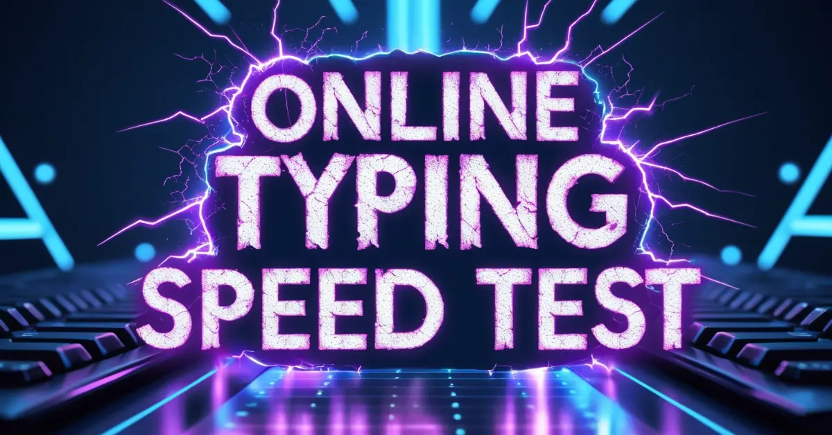 Online Typing Speed Test Tool