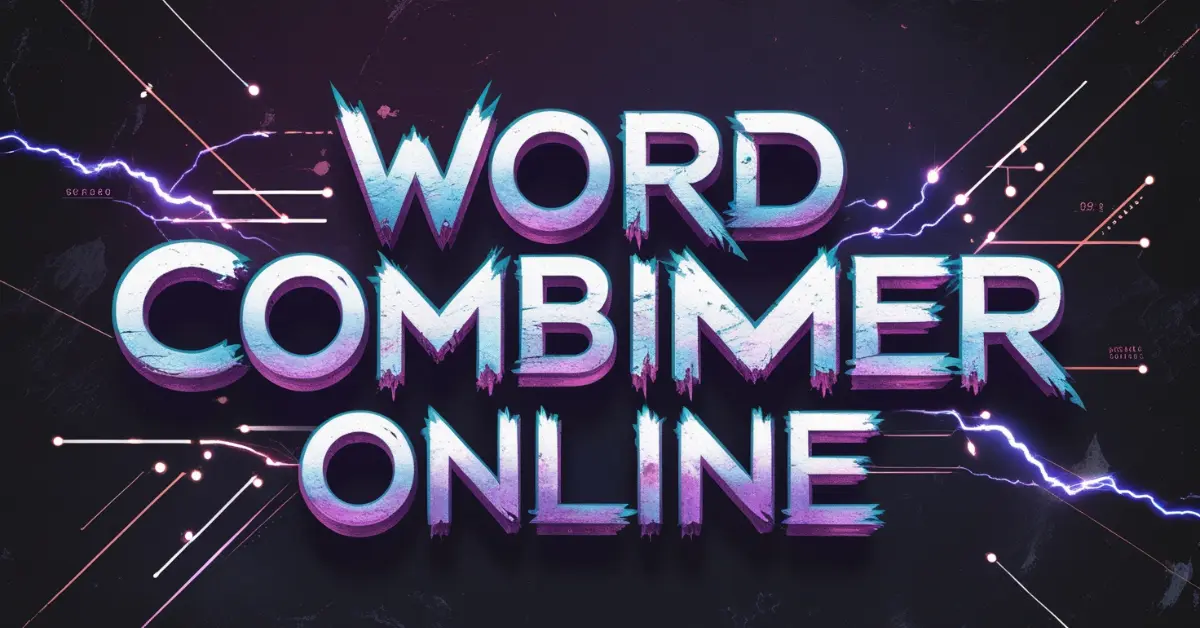 Online Word Combiner Tool