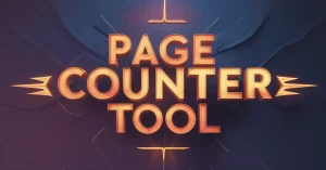 Page Counter tool Online