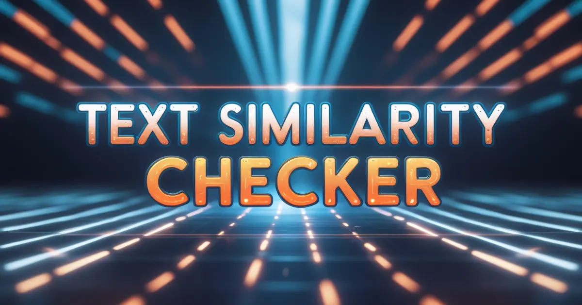 Online Text Similarity Checker Tool